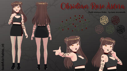 Obsidian Rose Astera