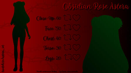 Obsidian Rose Astera